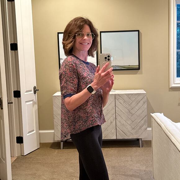 ANTHROPOLOGIE One Fine Day Floral Silk Blouse XS - Picture 5 of 10